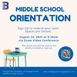 MIDDLE SCHOOL ORIENTATION